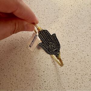 Luca + Danni Hamsa Evil Eye Bangle Bracelet J2